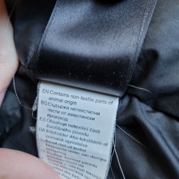 North Face Goose down belted Parka coat Size M - Picture 11 of 15